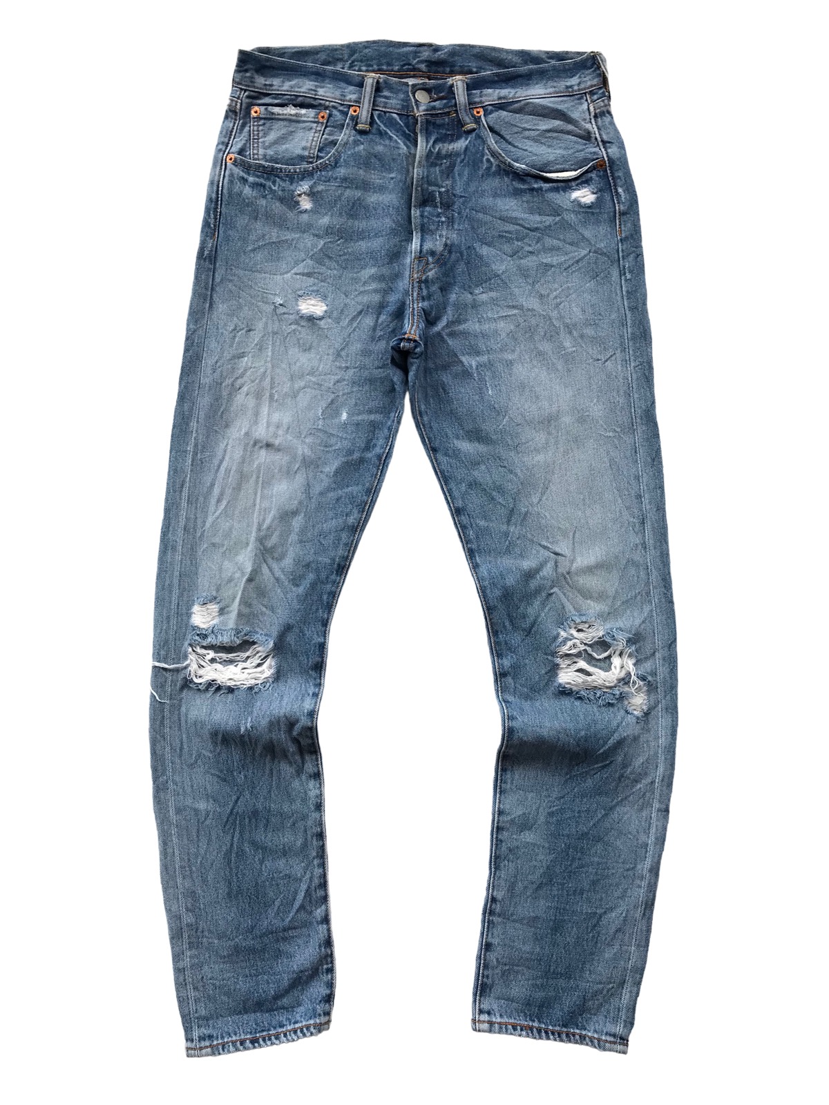 LEVI’S 501 CT Distressed Jeans