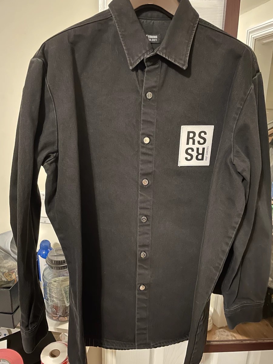 Raf Simons AW 20-21 Slim Fit Denim Shirt | soulmate_specialist 