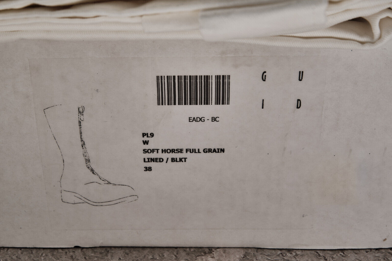 Guidi BNIB SOFT HORSE FULL GRAIN FRONT ZIP PL9 BOOTS,38,1870