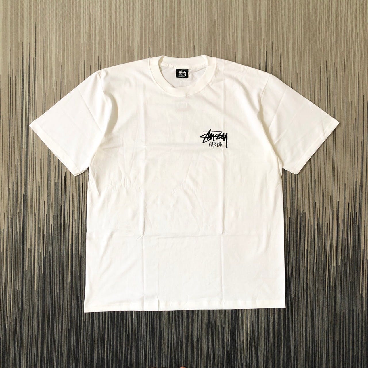 Stussy Paris ロンT STUSSY 古着 ステューシー ロングTシャツ ロンT メンズL相当