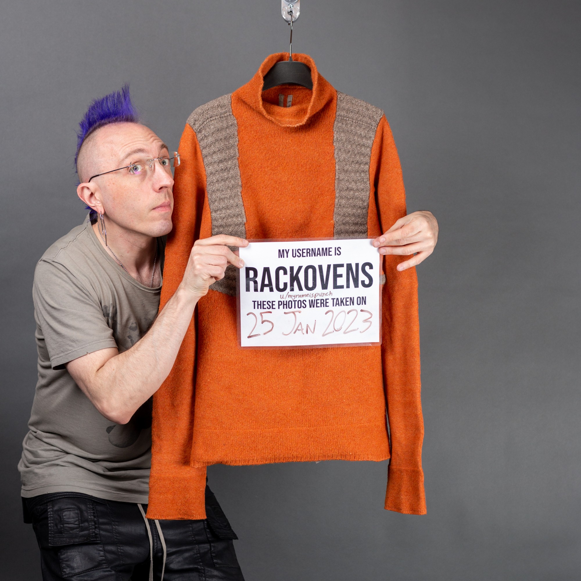 トップス rick owens 16FW MASTODON SHIRT Rick Owens FW16 “Mastodon” Mainline Drop-Crotch Pants