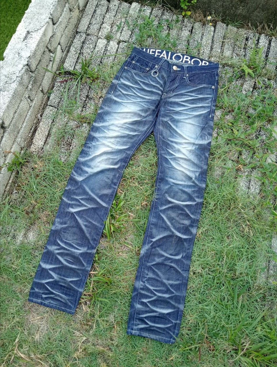 Other Designers 🔥RARE🔥Vintage Buffalo Bobs Japan Slim Distressed