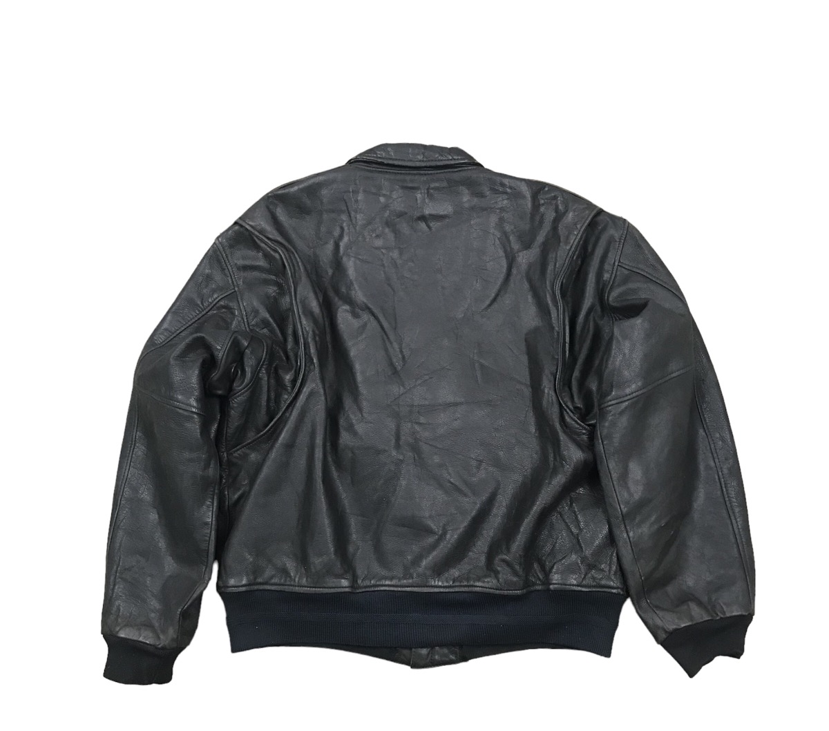 Other Designers Avirex - Vintage Avirex Type B7 Leather Jacket |  hussienmiharaya | REVERSIBLE