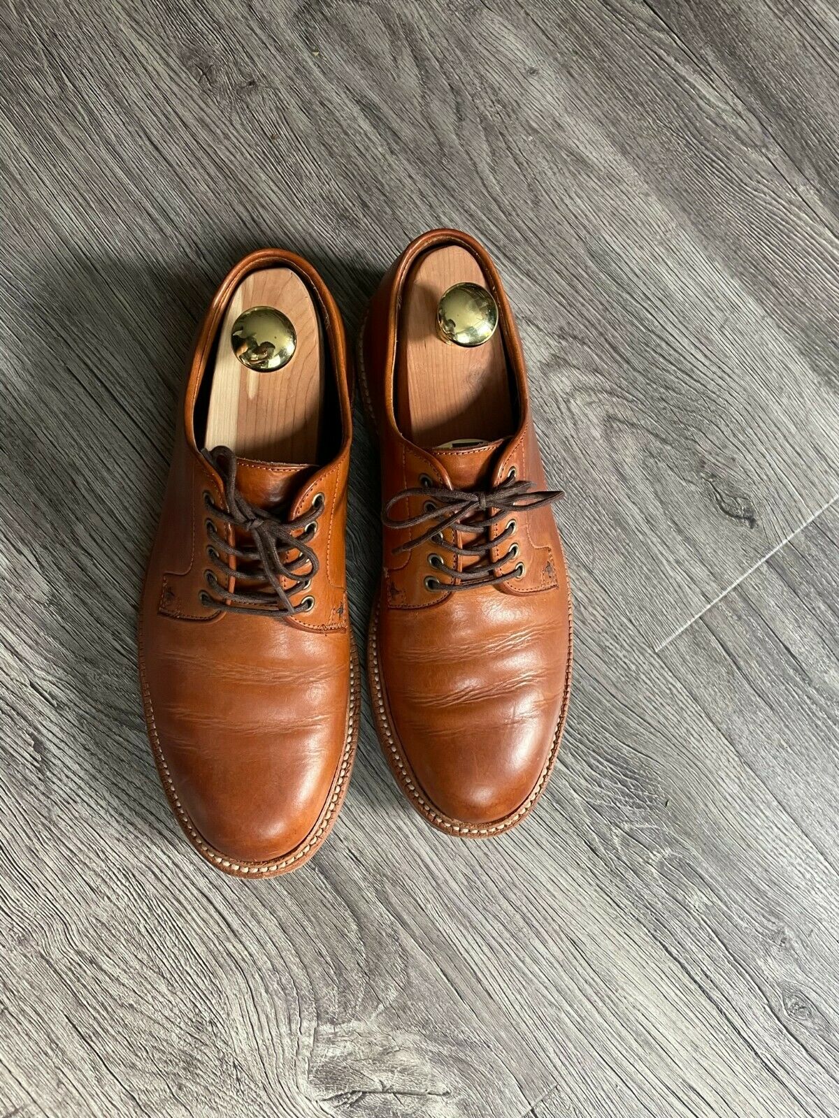 Other Designers Grant Stone Plain Toe Blucher Tan US 7E