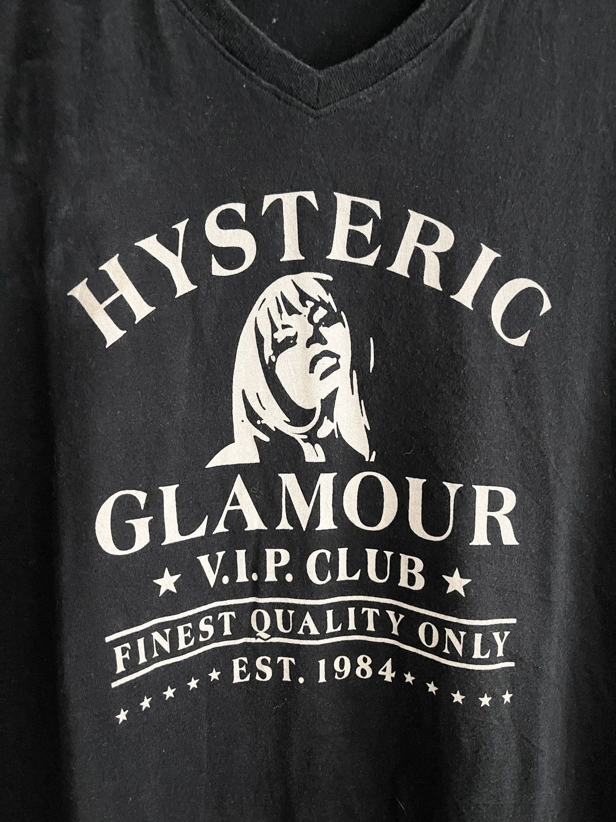 Other Designers Vintage - STEAL! 2000s Hysteric Glamour Vip Club Girl Tee  (L) | anyrare | REVERSIBLE