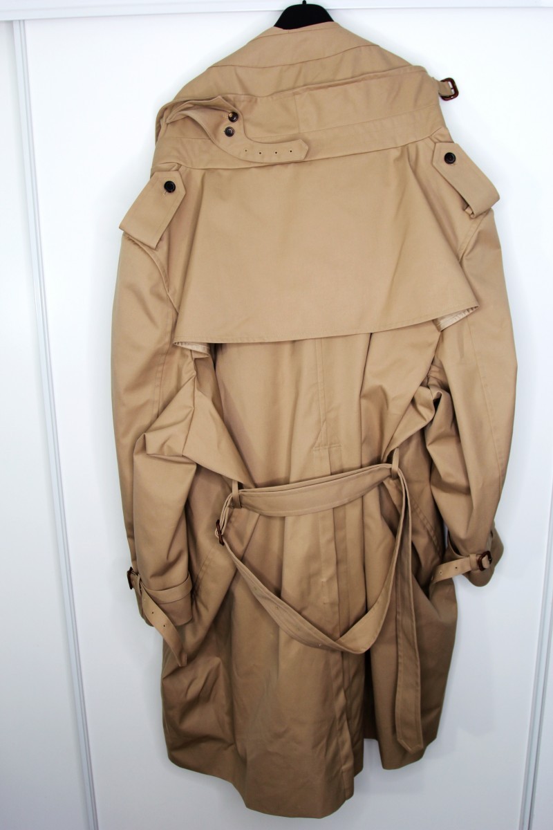 Y/Project BNWT SS20 Y/PROJECT INFINITY EXAGGERATED TRENCH COAT S | calif |  REVERSIBLE