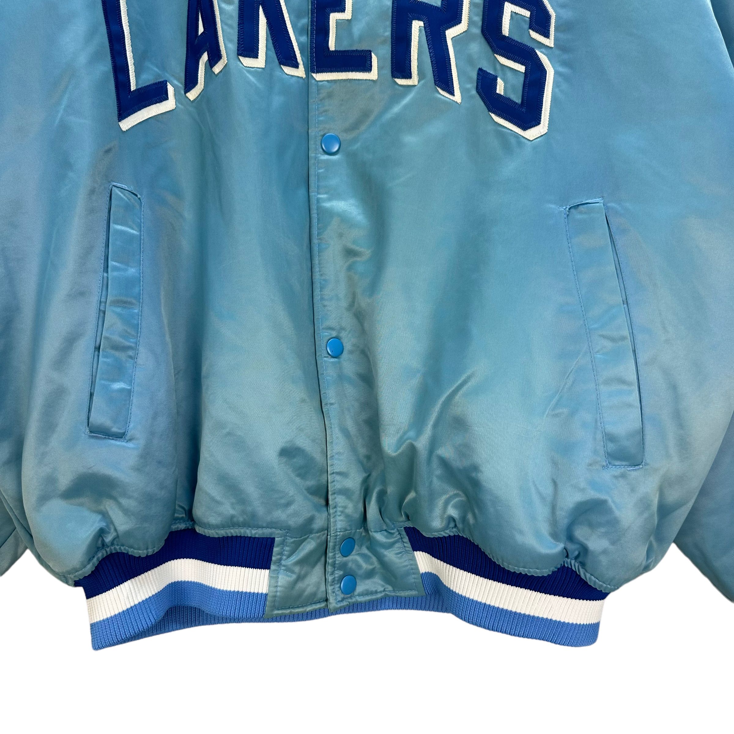 Los selling Angeles Lakers Majestic Bomber Jacket Hardwood Classics