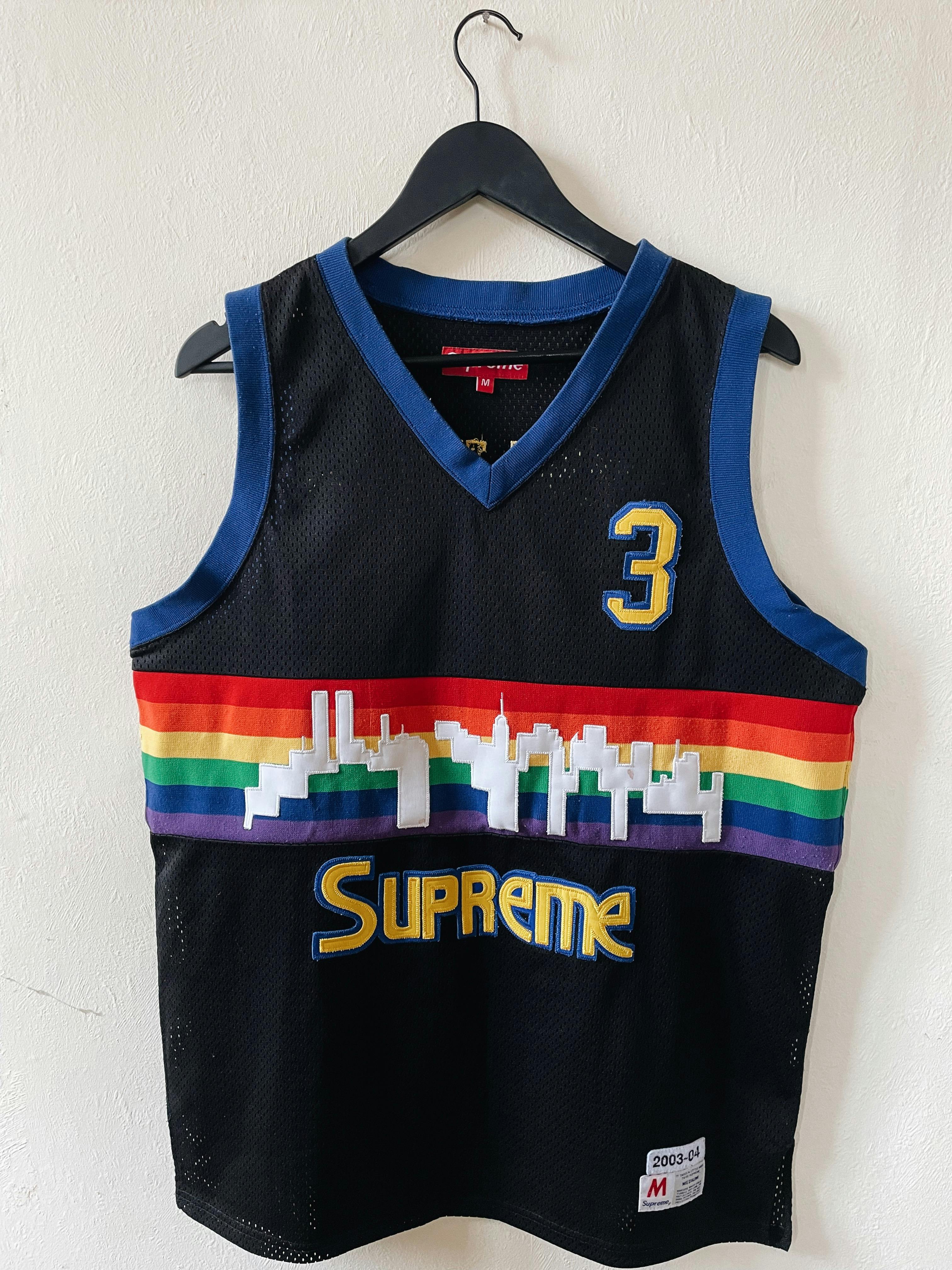Supreme Skyline basketball jersey tシャツ Supreme Mitchell & Ness Basketball Jersey Skyline Men's
