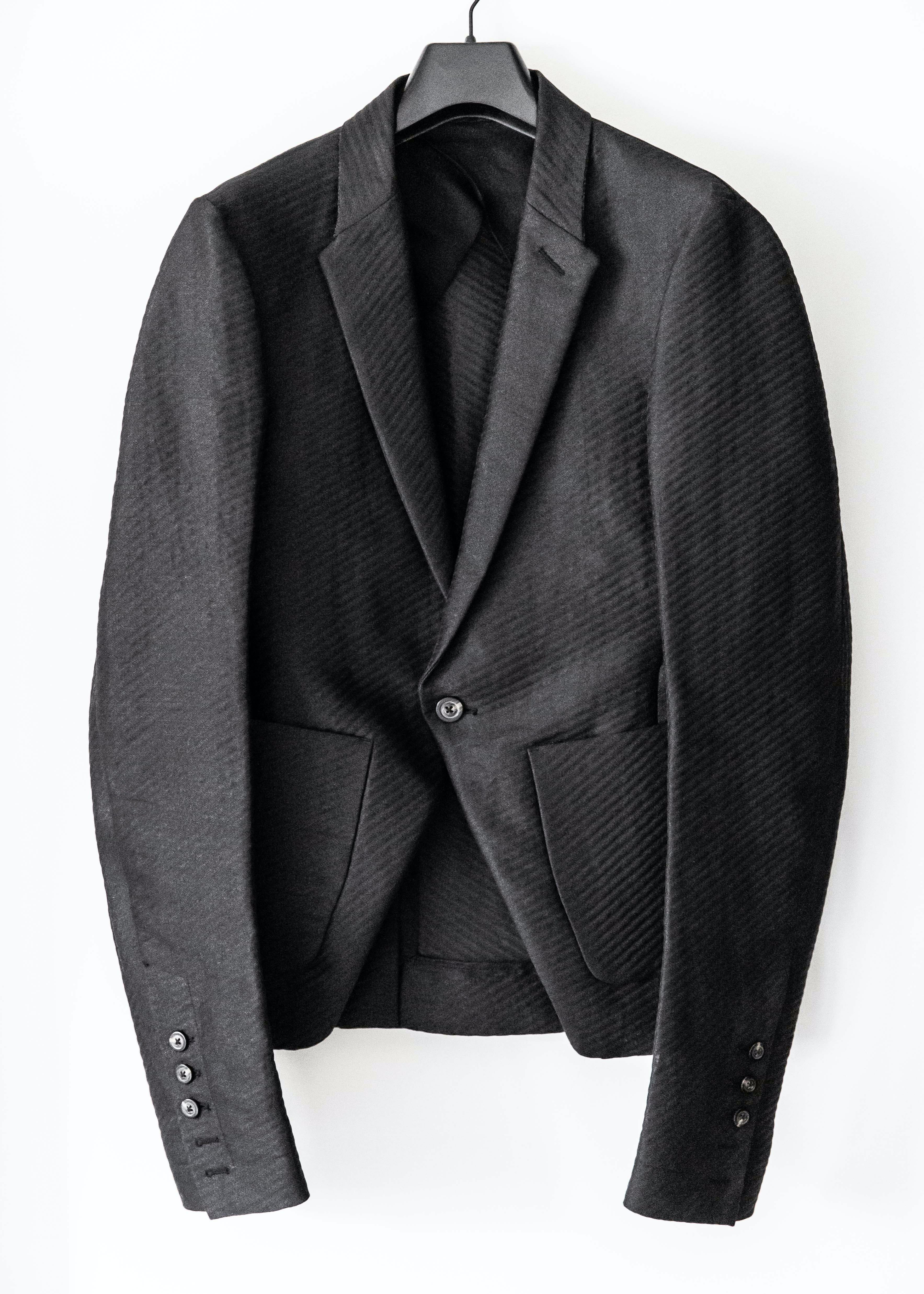 Rick Owens S/S18 Dirt Paper Blazer | tbfieulaine | REVERSIBLE