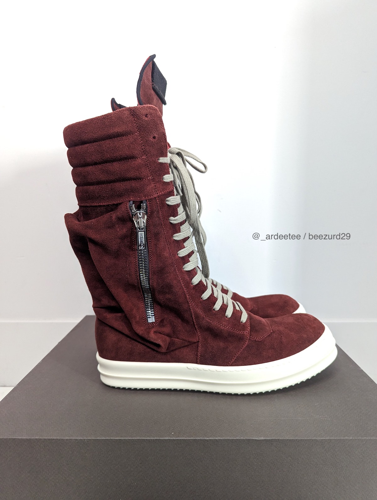 rick owens 20ss megalace ramones
