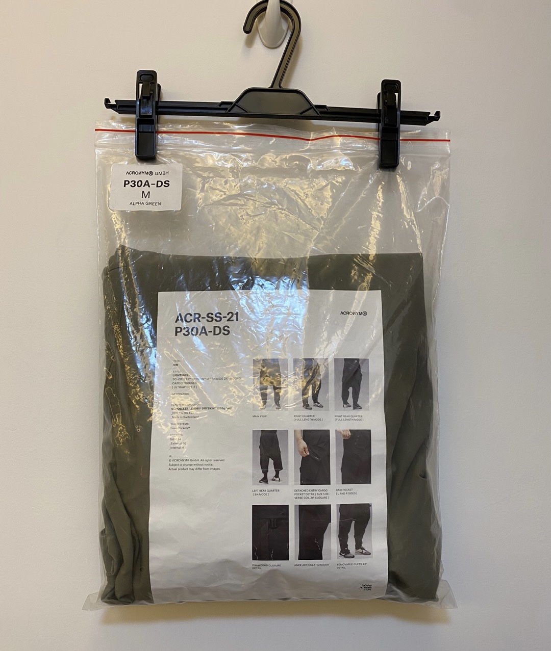 ACRONYM P30A-DS Alpha Green | datong | REVERSIBLE