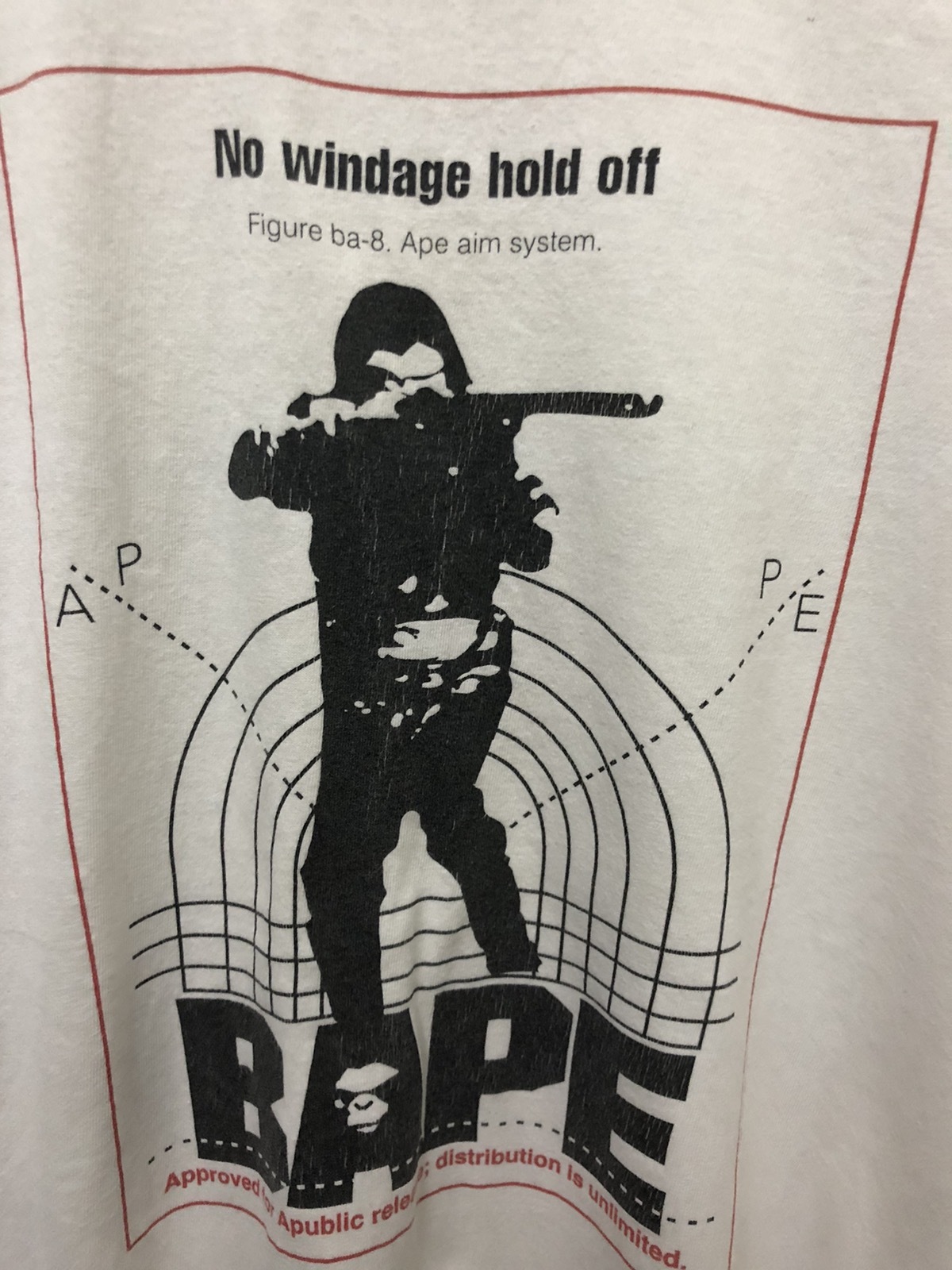 [激レア]90s～ A BATHING APE T-shirt Saint Mxxxxxx (セントマイケル) BAPE_SS TEE GOD SM-HR1-0000