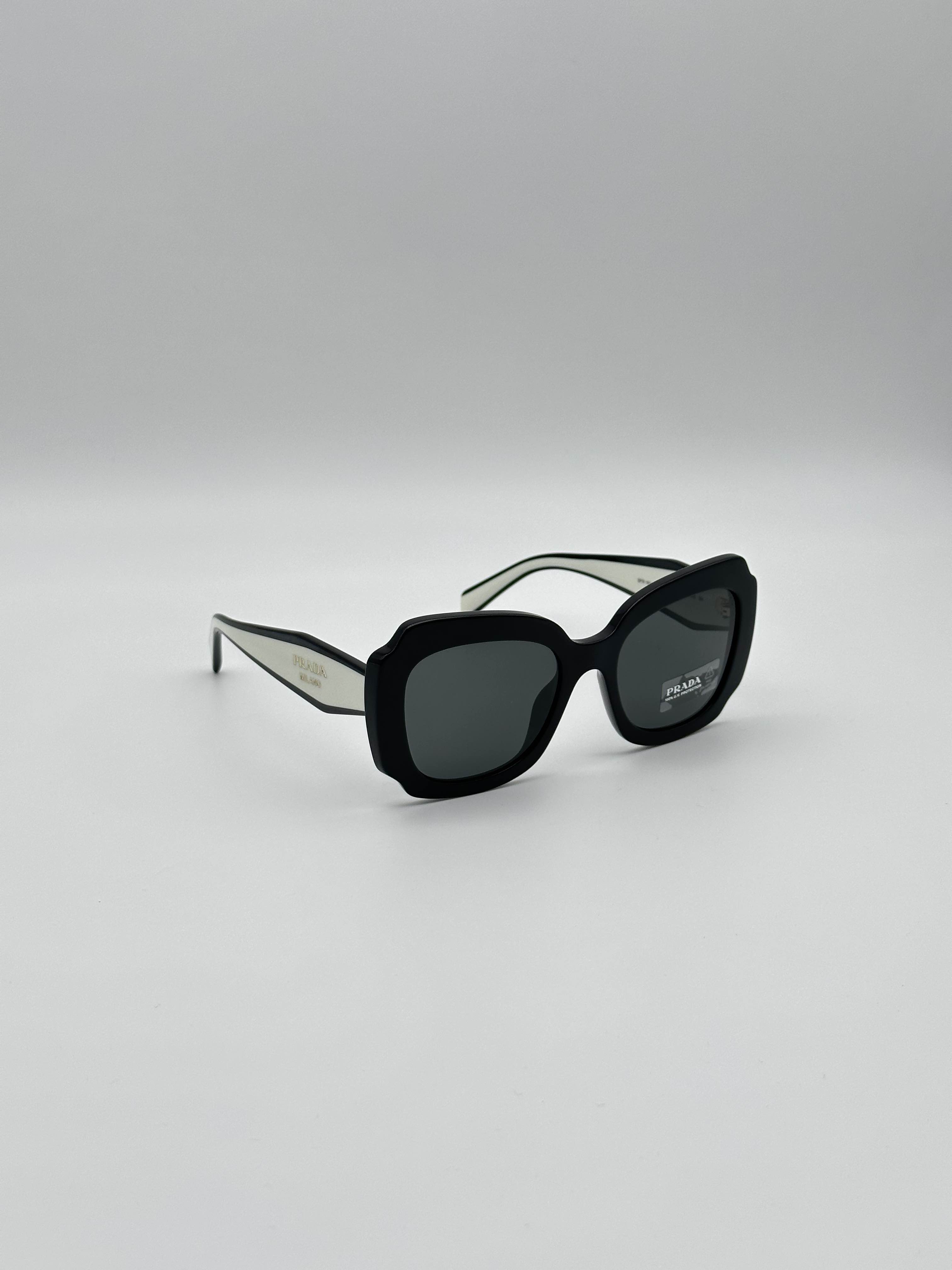 Prada BRAND NEW Prada PR 16YS 09Q5S0 Black Dark Grey Women 