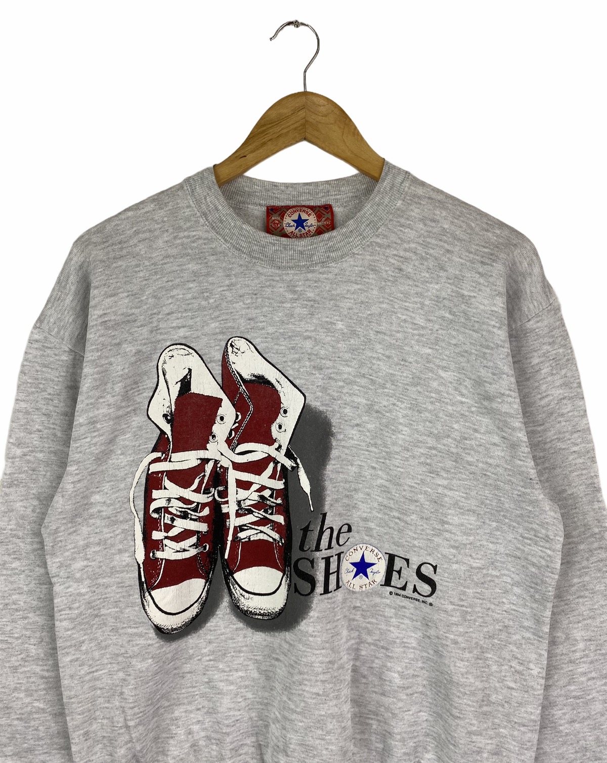 Other Designers Vintage VINTAGE CONVERSE 1994 THE SHOES BIG LOGO SWEATSHIRT bigstorevintage REVERSIBLE
