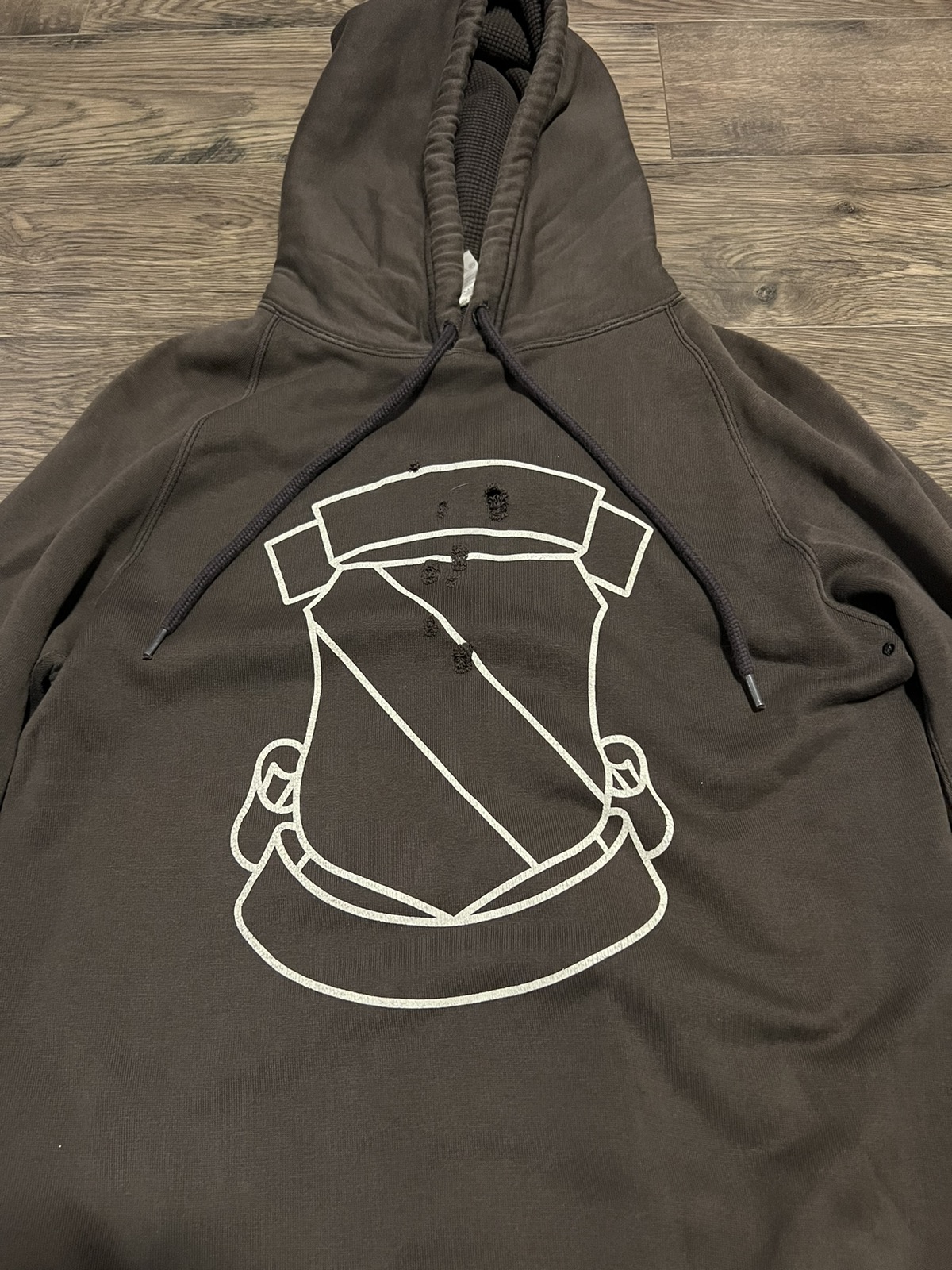 NUMBER (N)INE Rare Number Nine AW01 Shield Hoodie | 1missoo