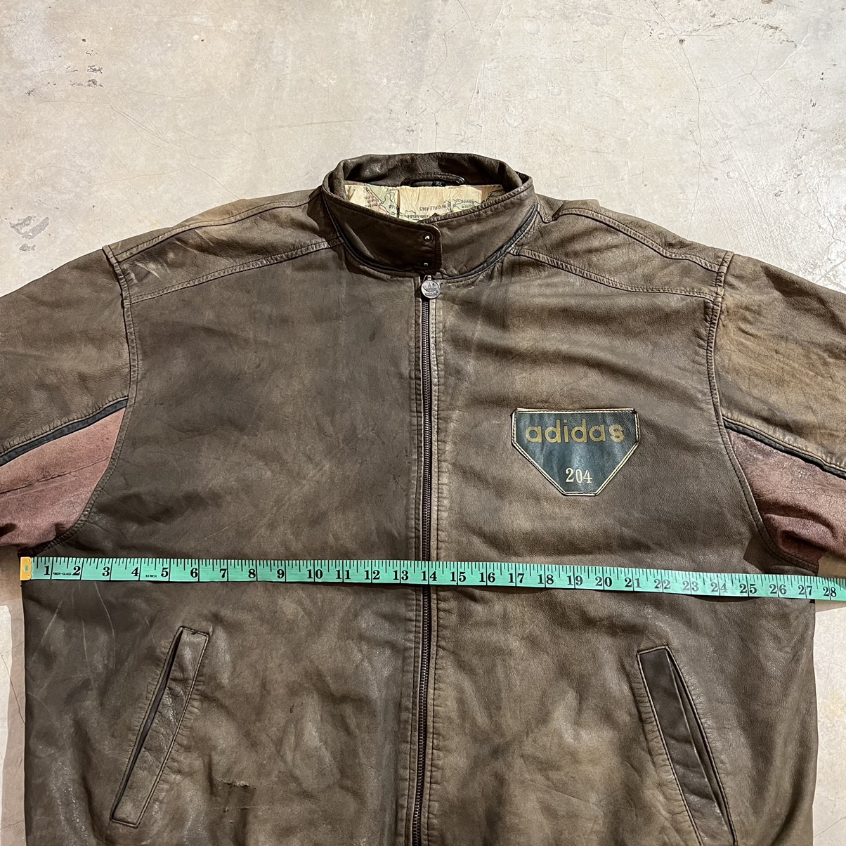 adidas Vintage 1980's Adidas 1943 Squad Airborne Leather Jackets