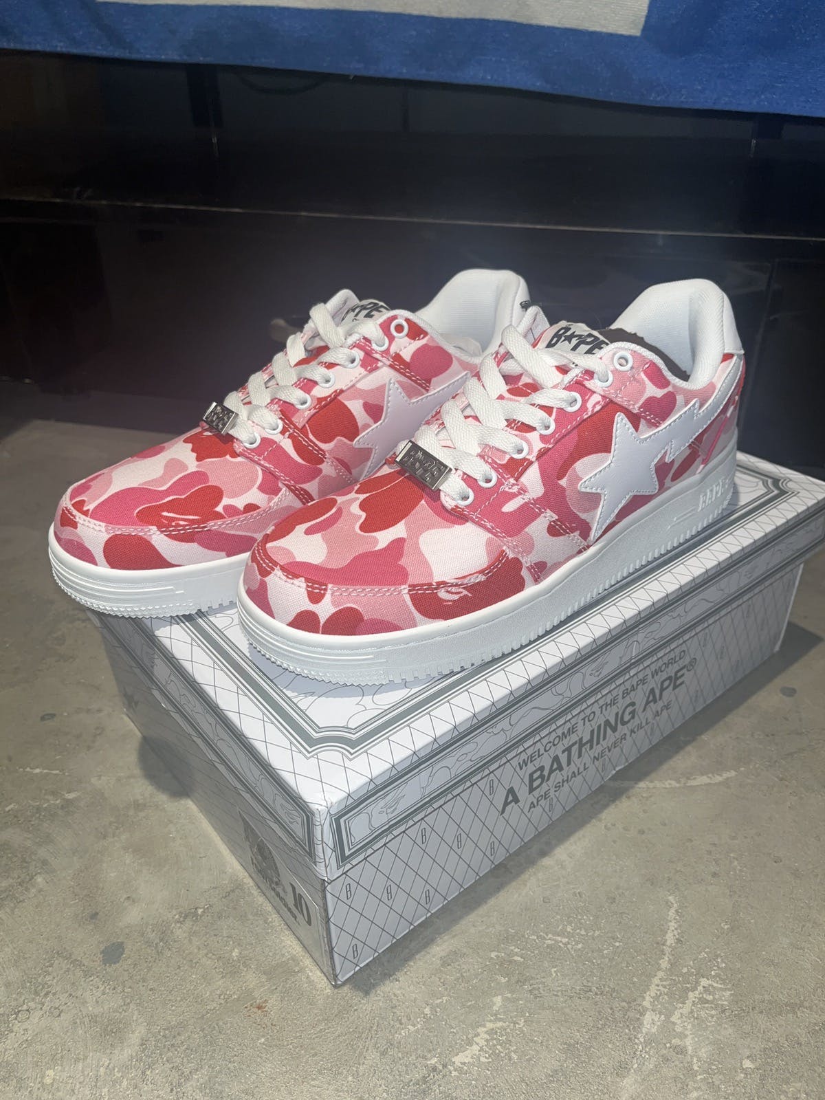 Grailed Bapestas Size Cotton Candy Bapesta Clearance