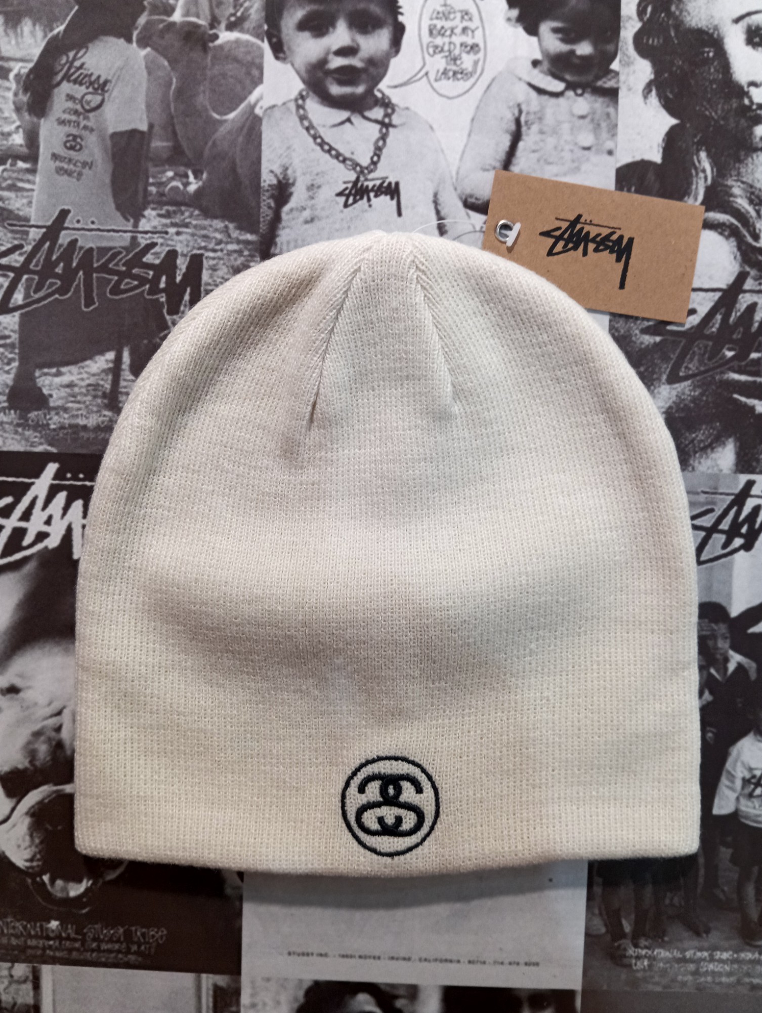 【新品・タグ付き】STUSSY Small SS-Link Skullcap ☆人気☆【STUSSY】☆Small SS Link Skullca.p Navy☆ビーニー