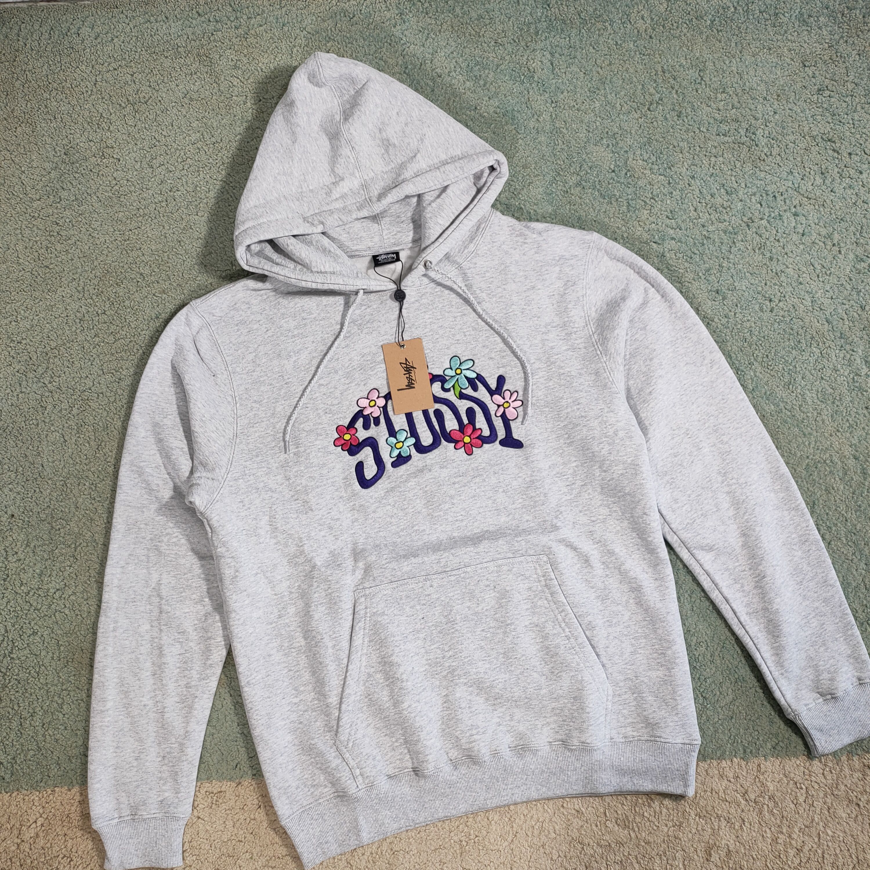 Stussy Stussy Floral HOODIE ivory22 REVERSIBLE
