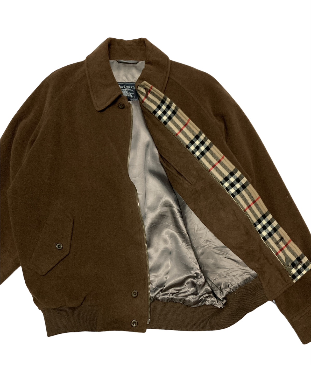 Burberry vintage bomber jacket hotsell