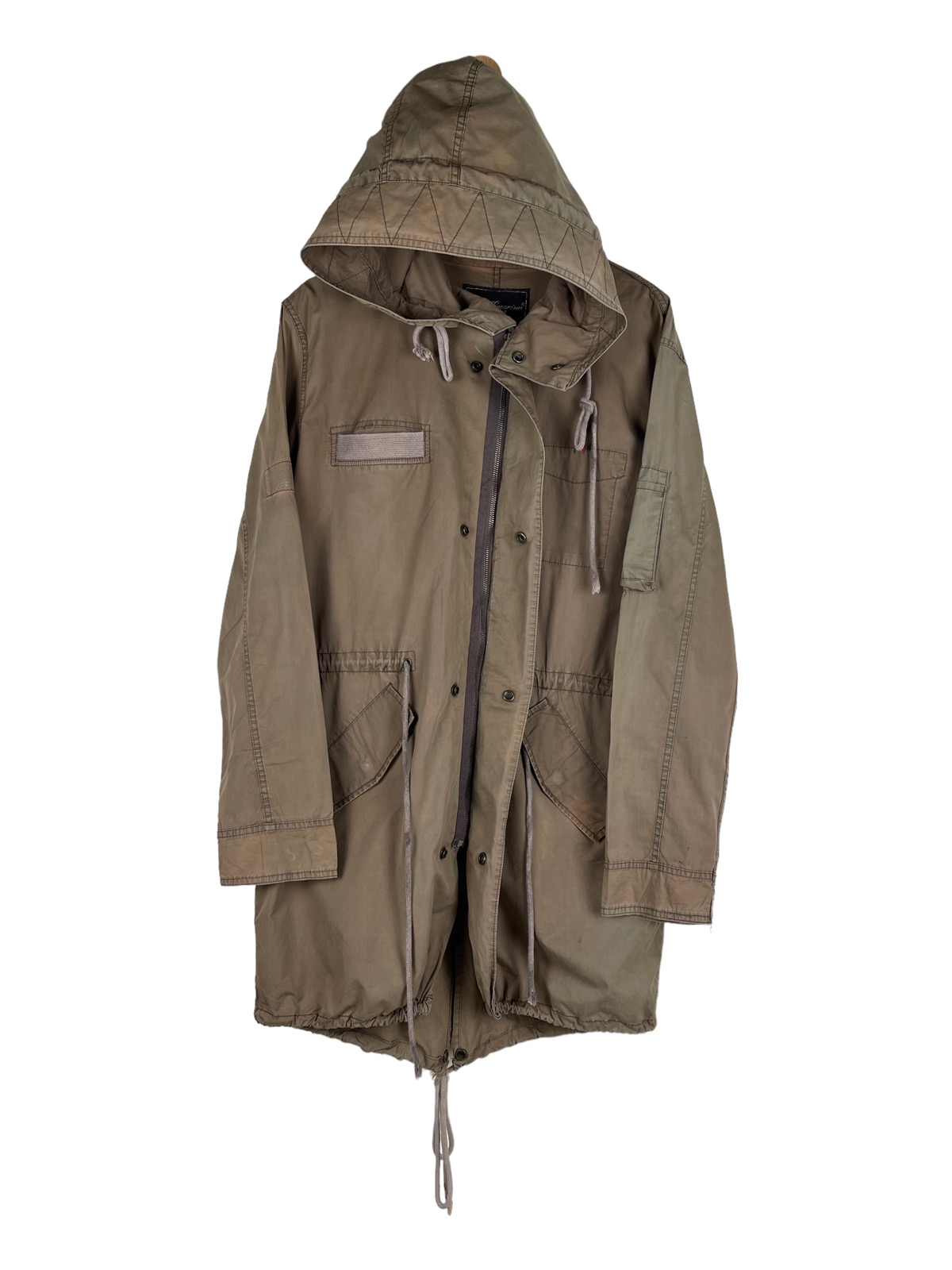 [CODEGRAPHY]★24FW★ FISHTAIL LAYERED HOODIE SHORT PARKA MUSINSA | Codegraphy [Padding Ver.] Fishtail layered hooded