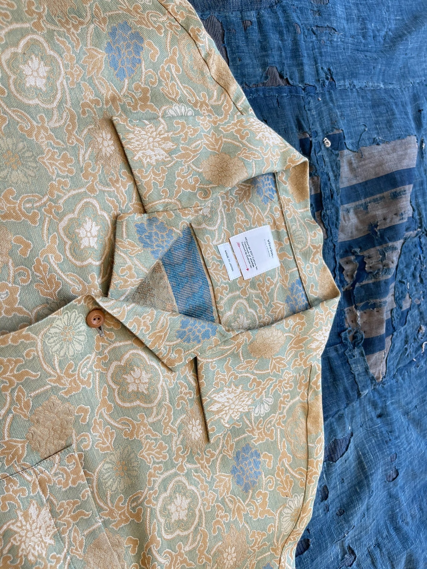 visvim visvim 23aw Copa Shirt Jacquard Silk | ubvintage | REVERSIBLE