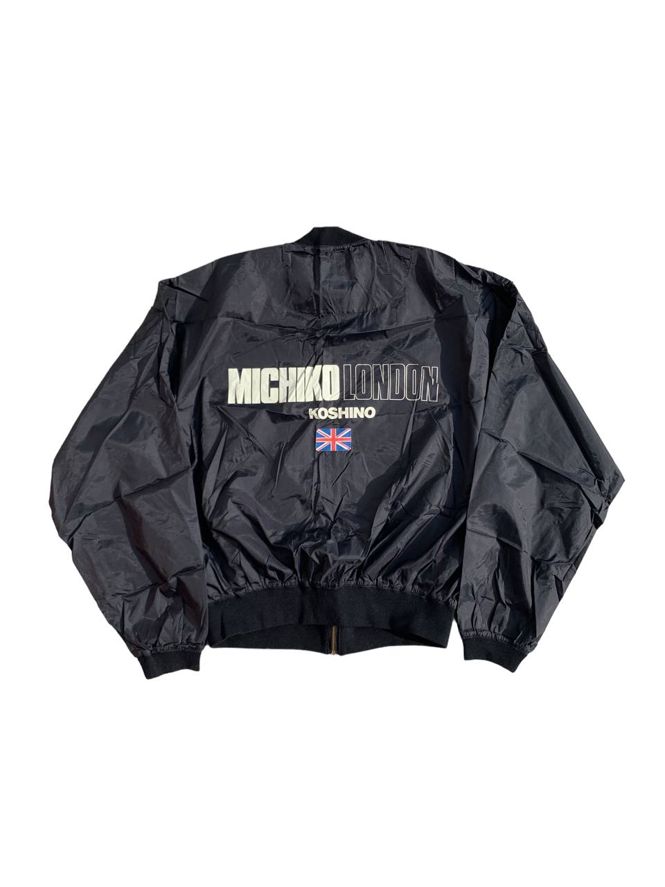Other Designers Japanese Brand Vintage Michiko Koshino Windbreaker Bomber Jacket sekehenstore REVERSIBLE