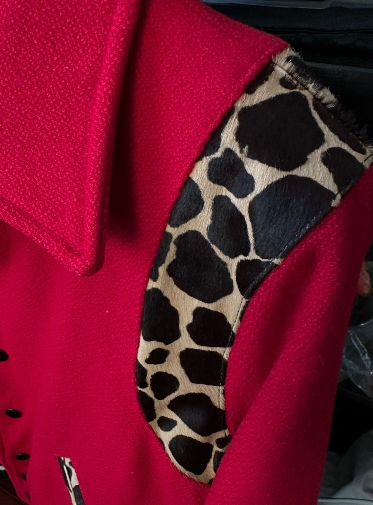 SAINT LAURENT SLP 2014 Runway Leopard Teddy Jacket F38 | ubvintage |  REVERSIBLE