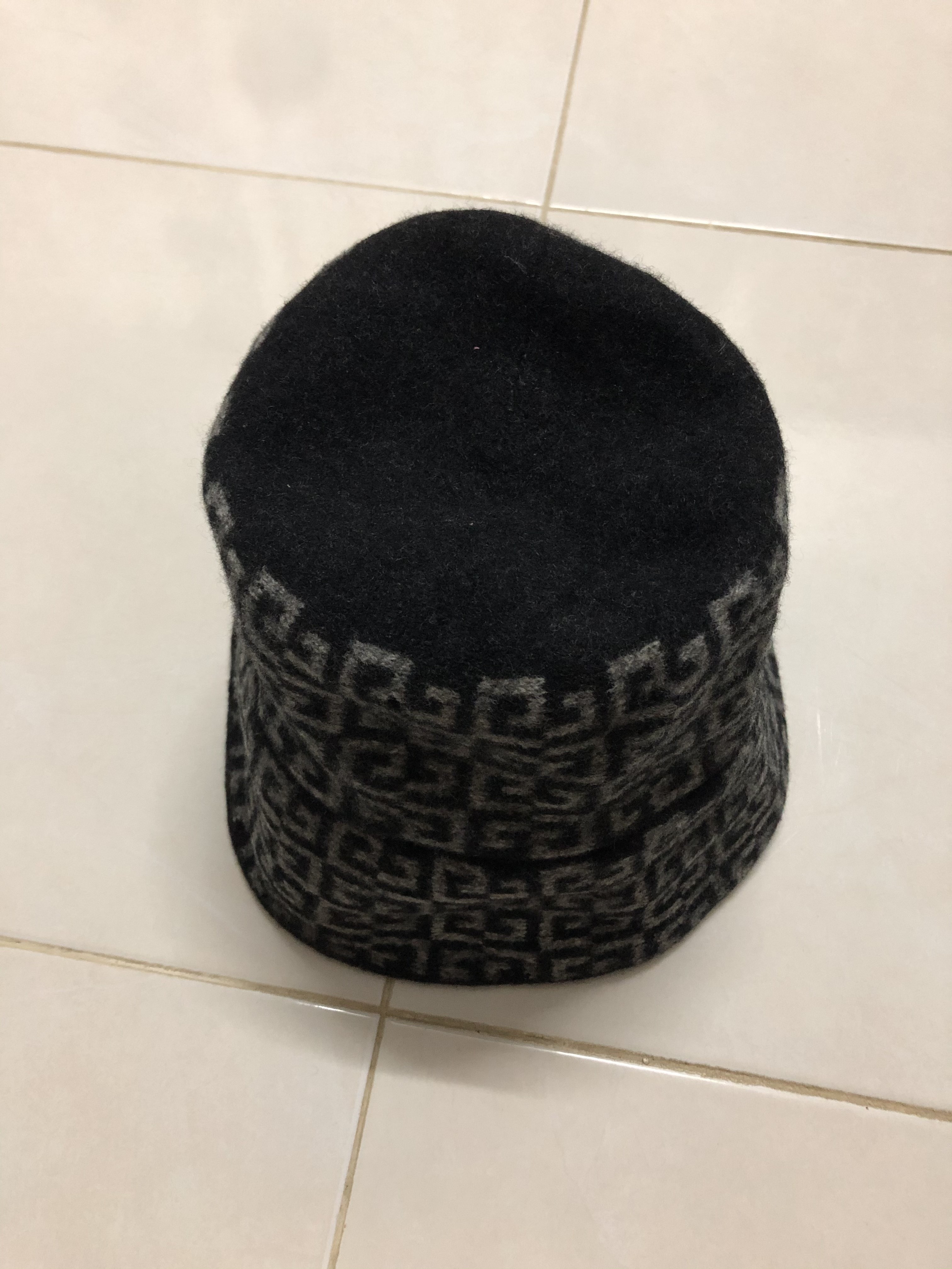 Authentic Givenchy Wool Bucket Hat GIVENCHY bucket hat in cotton - black in - black  main image 2