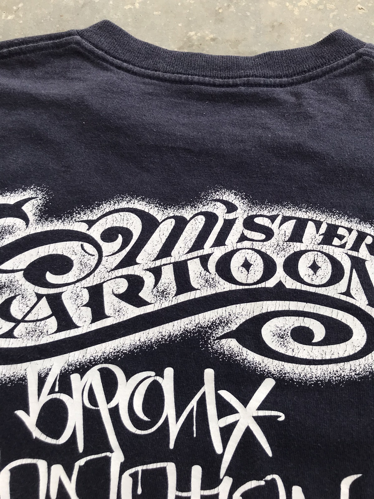 Stüssy Vintage Stussy world tour x Mr Cartoon tee | gbstore 