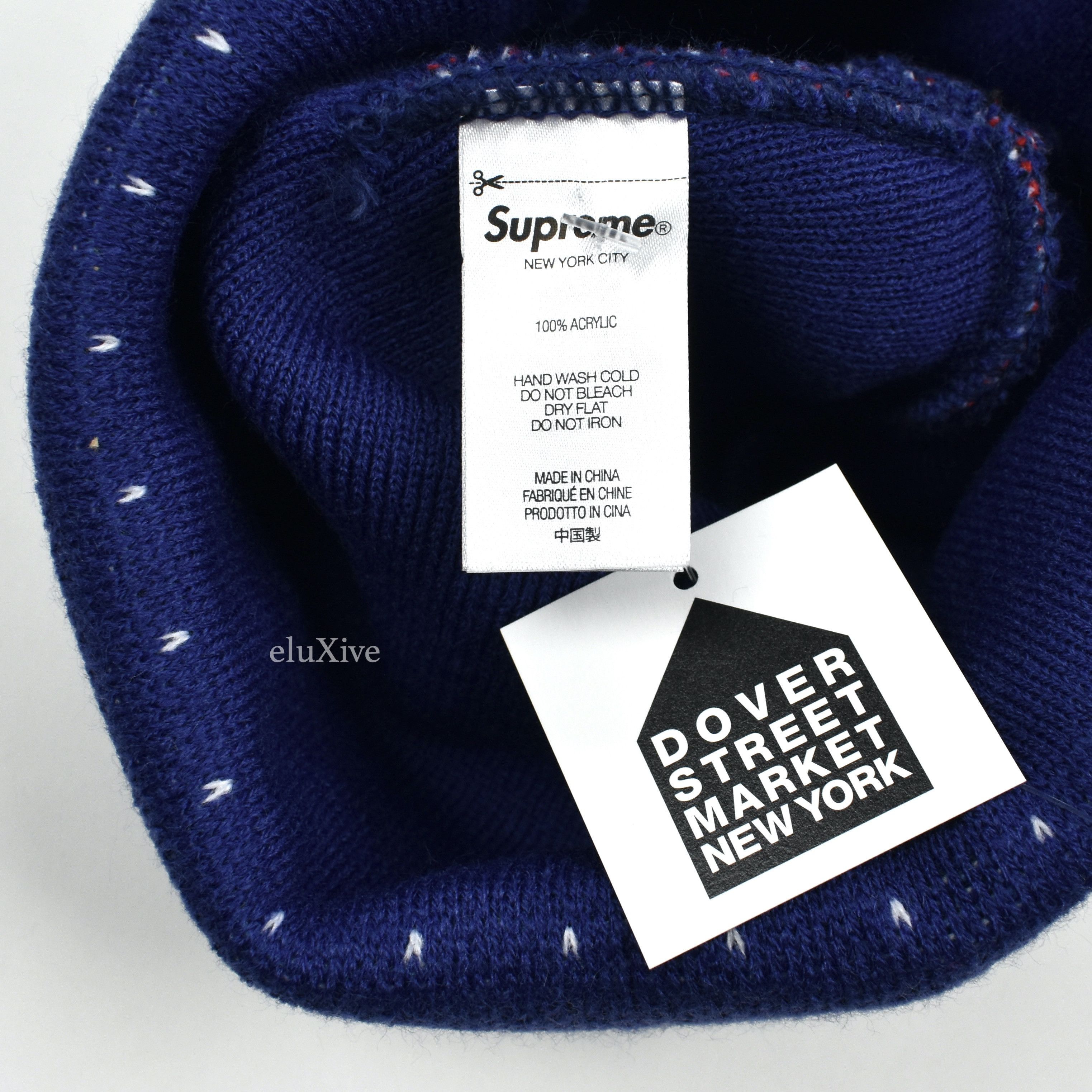 Supreme Snowman deals Beanie Light Navy FW21