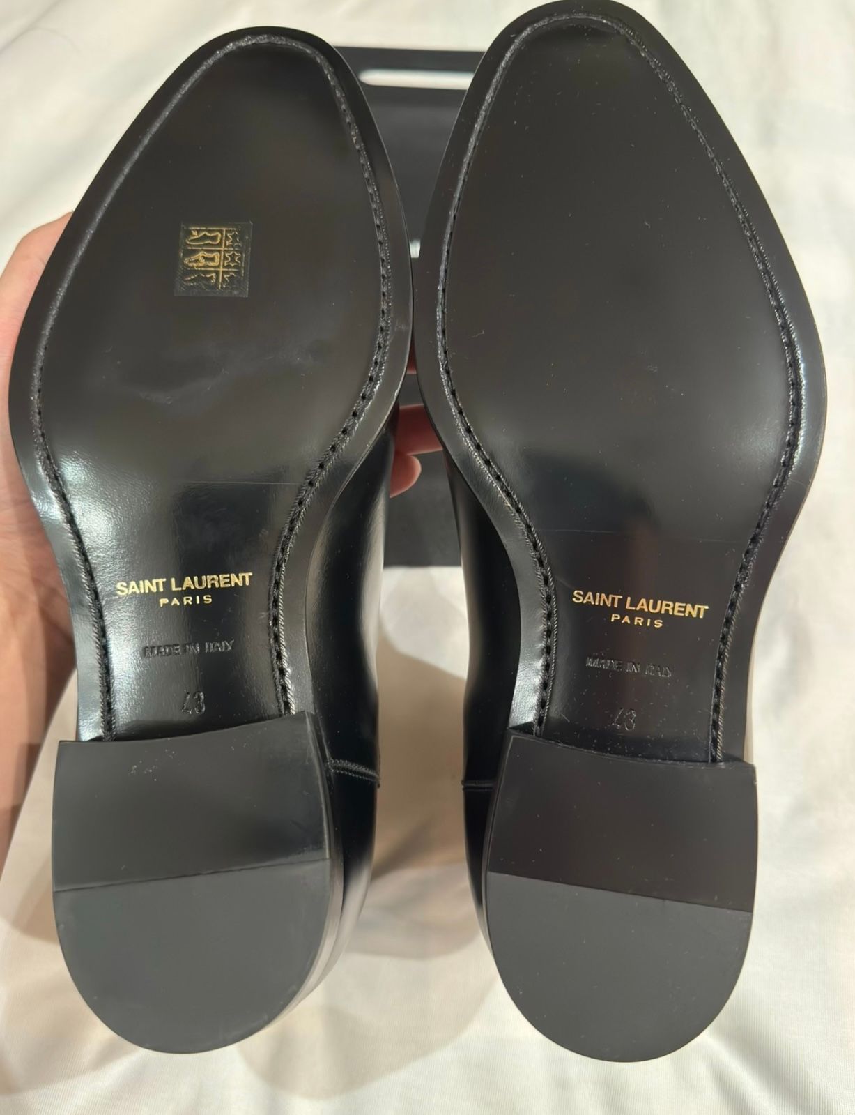 SAINT LAURENT Saint Laurent SLP Wyatt Boots 43 ubvintage REVERSIBLE