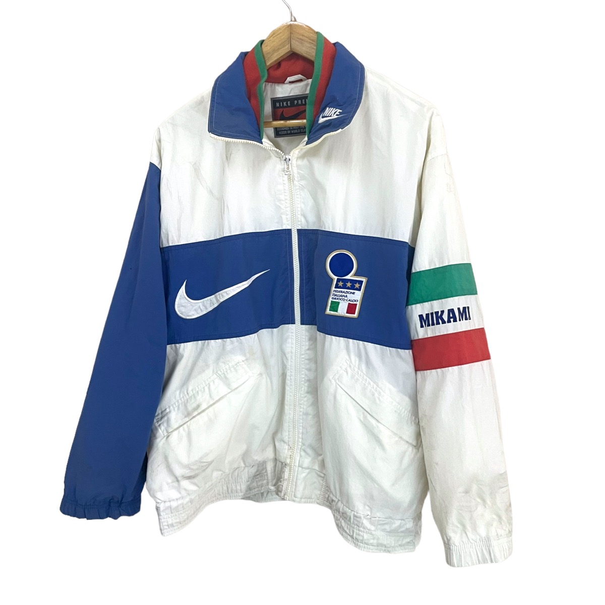 90s NIKE Italy representative ナイロンジャケット Nike 💥 Vintage 90s World Cup Italy Nike Track Jacket