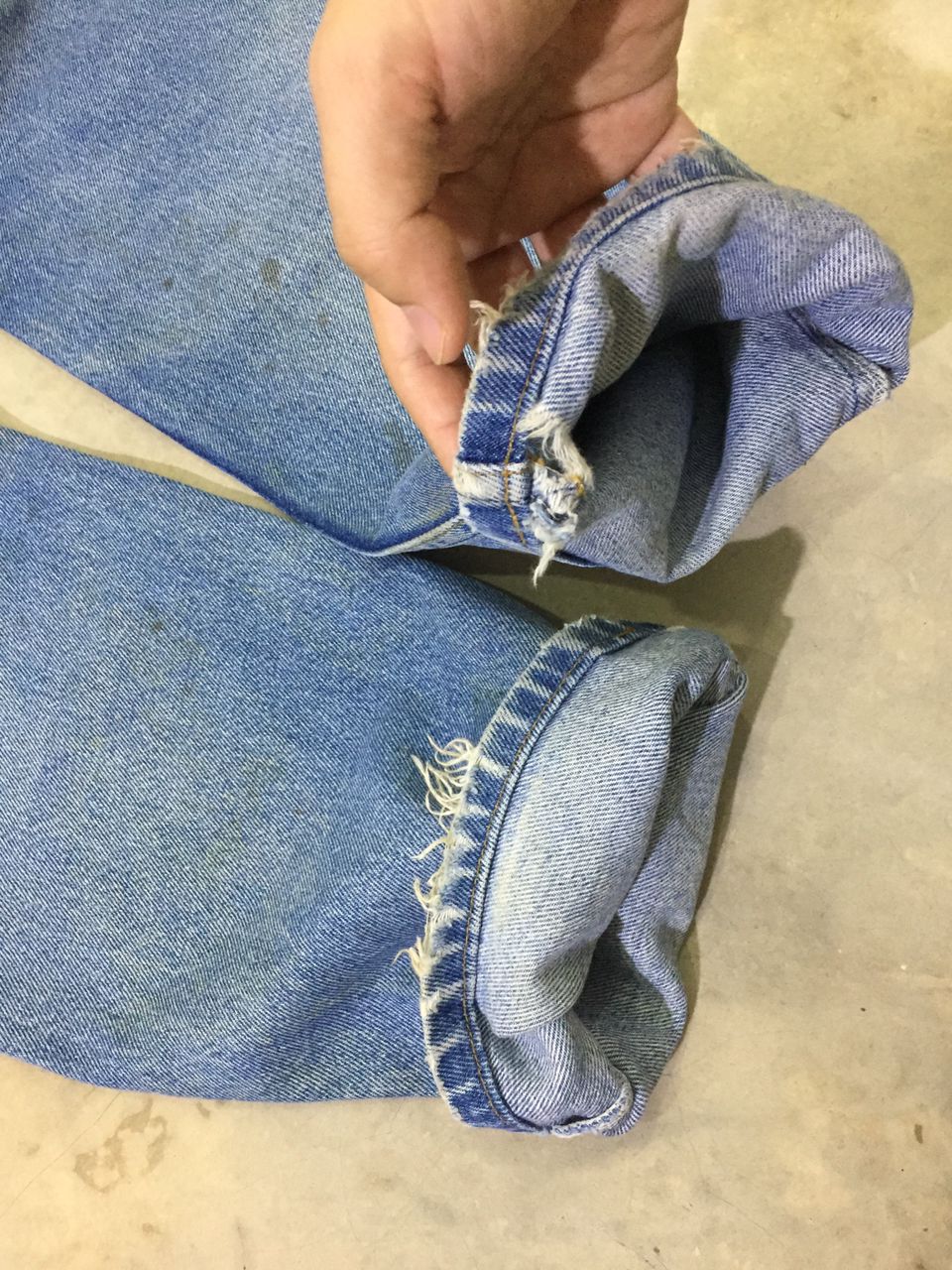 Levi's Vintage 90s Levi's 505 orange tab USA talon zipper