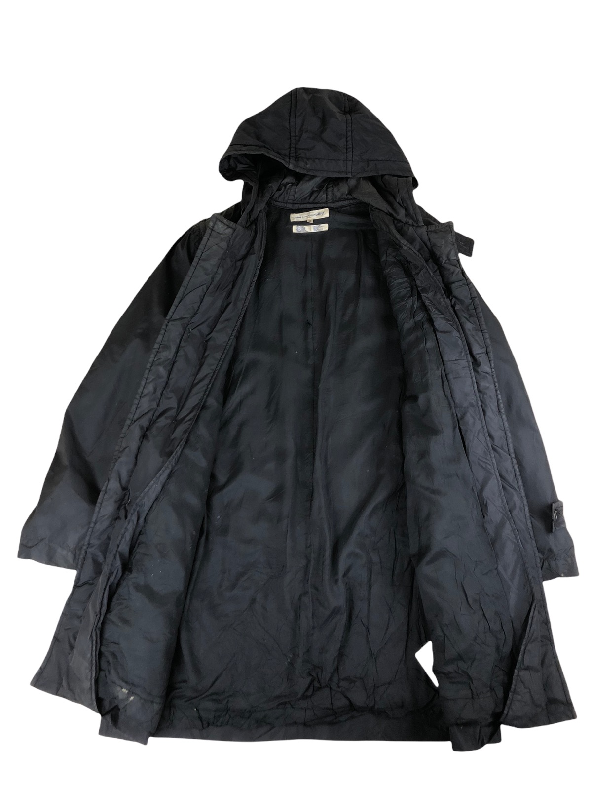 Comme Des Garçons Comme des Garcons Black Nylon Duffle Coat