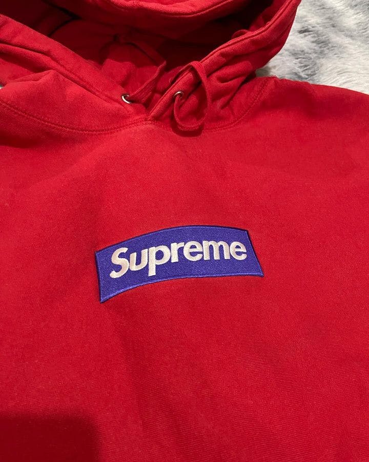 Supreme Supreme Box Logo Hooded Sweatshirt FW17 Red chjlthxnk REVERSIBLE