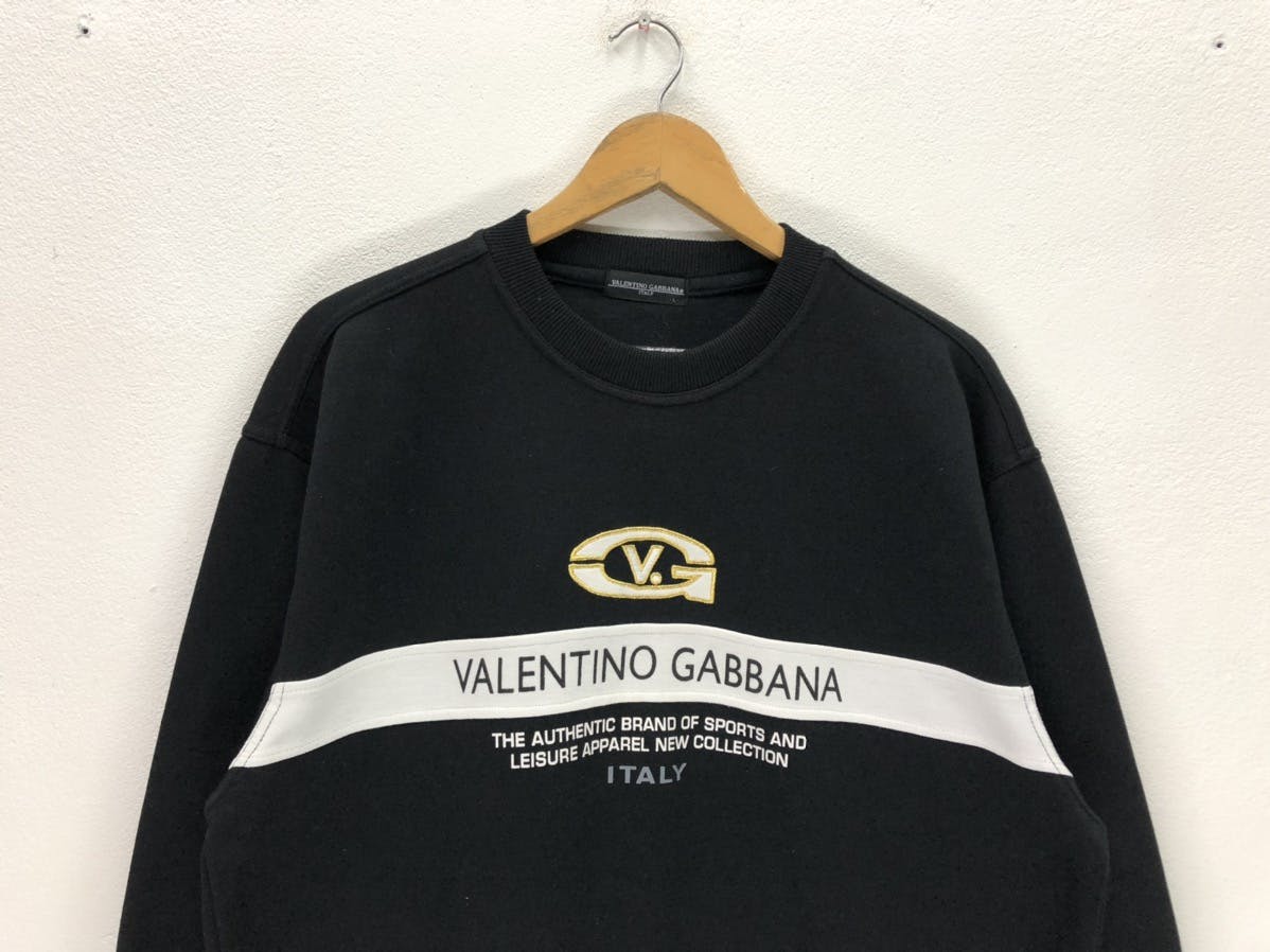 Valentino Vintage Valentino Gabbana Big Logo Sweatshirt | nizz3336 