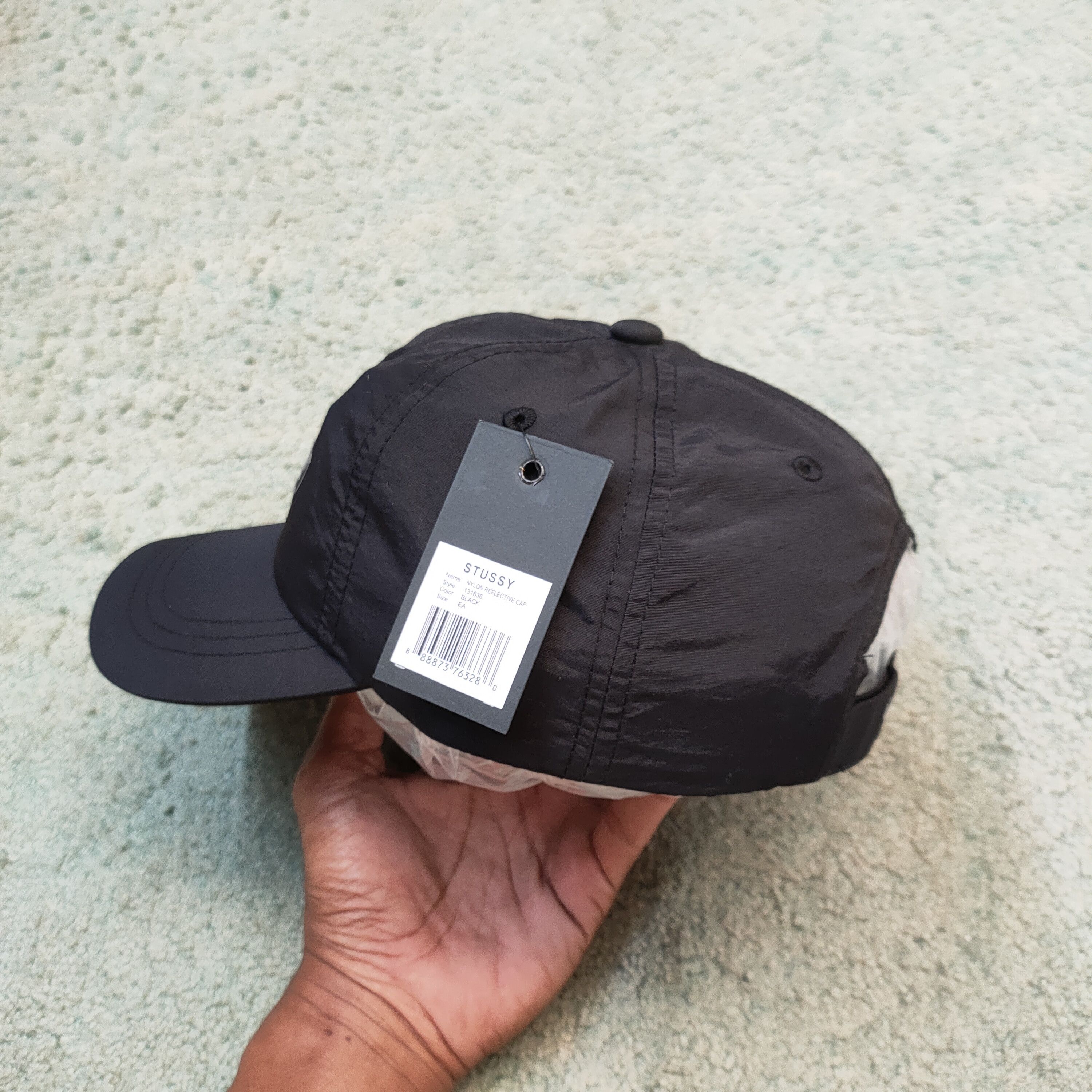 帽子 STUSSY Nylon Reflective Cap Stussy Nylon Reflective Cap White | HM8Store