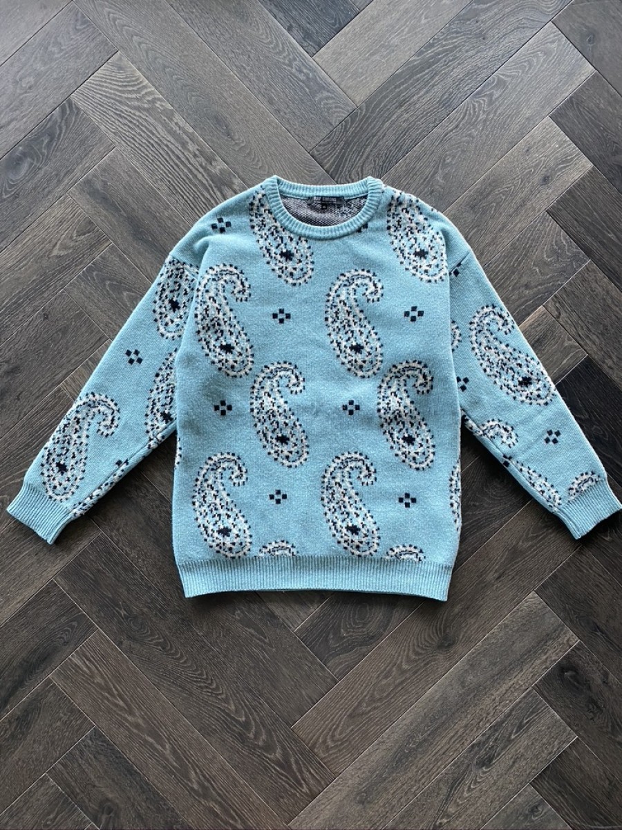 トップス RafSimons Oversized Paisley KnitSweater RafSimons Oversized Paisley KnitSweater