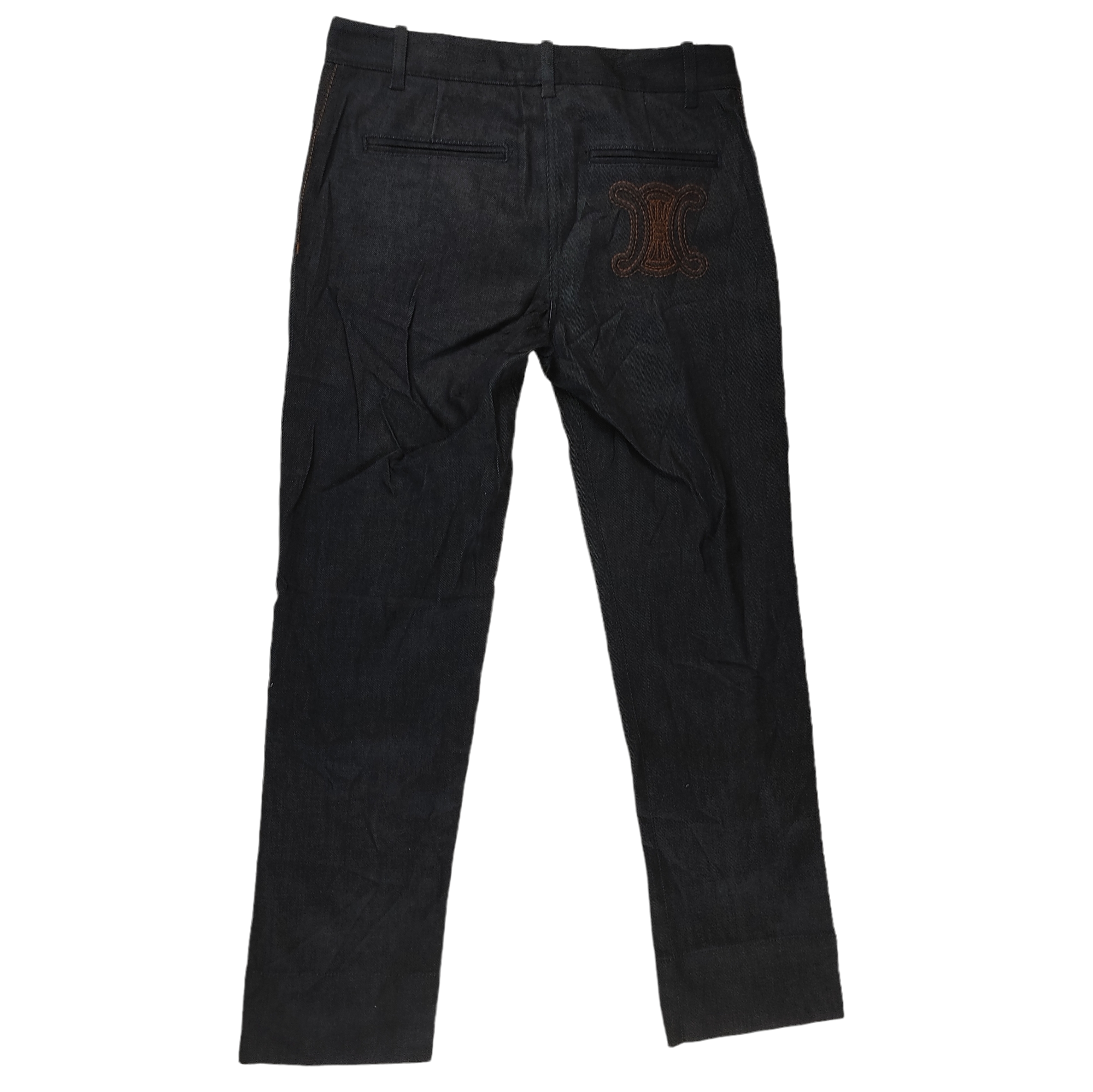 CELINE CELINE Modele Depose Elastic Black Denim | blana