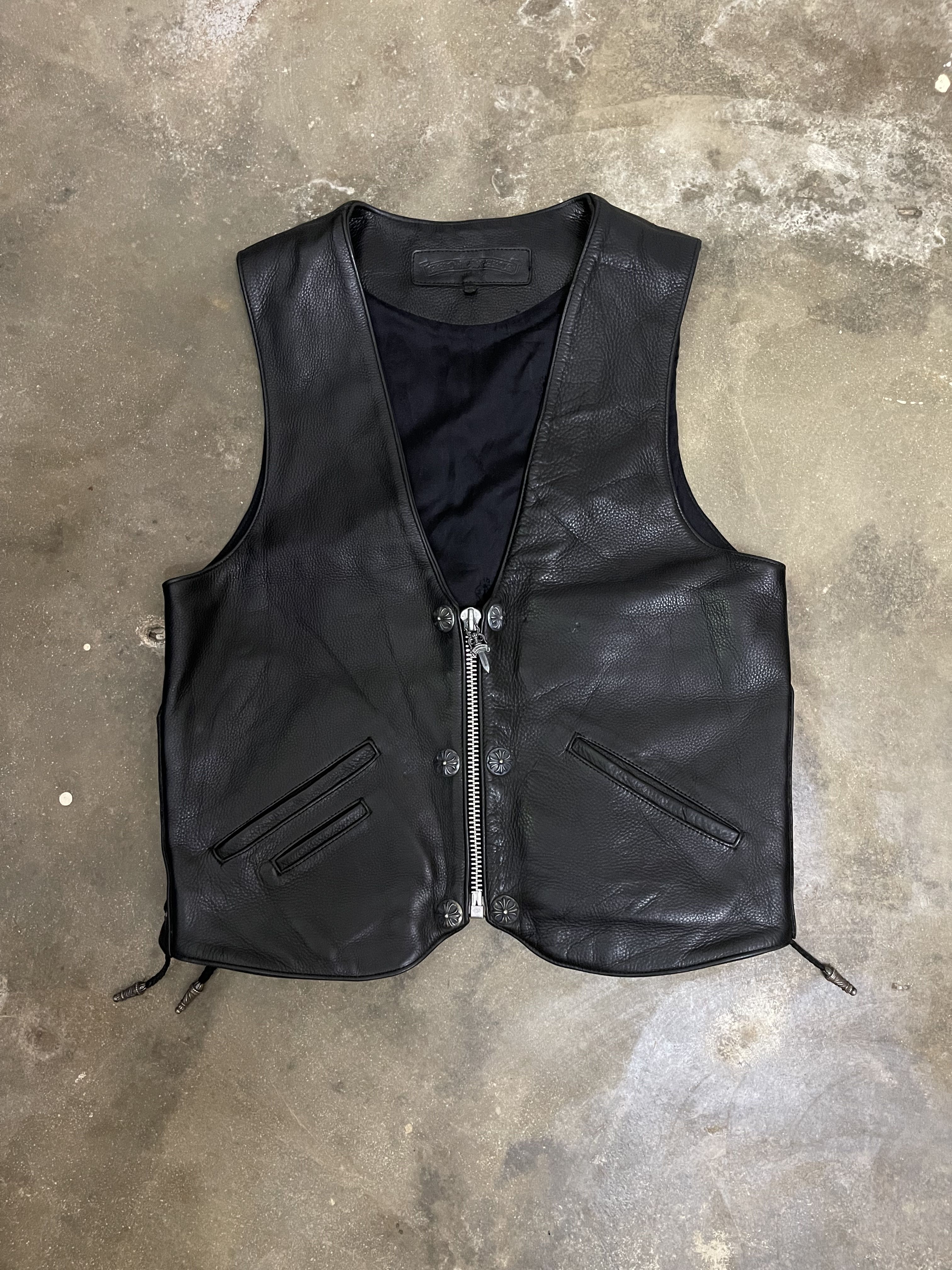 Chrome Hearts Chrome Hearts Vest Leather Very Rare