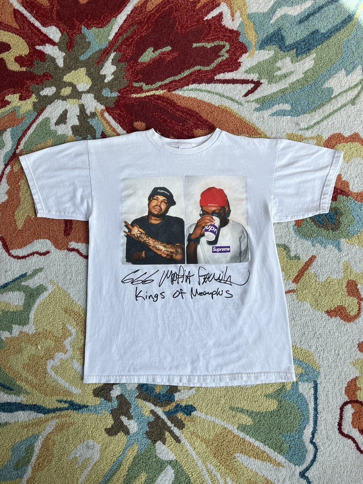 Supreme Supreme Three Six Mafia Tee FW12 White 3 6 | kchype