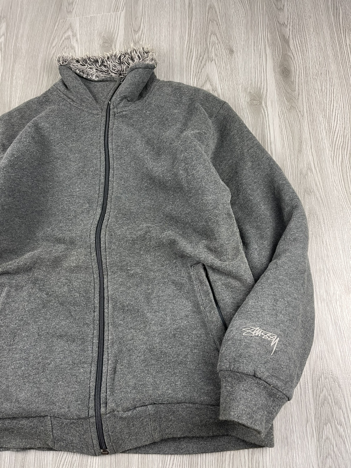 Stussy Reversible two way Stussy Deep Pile jacket rottenhype REVERSIBLE