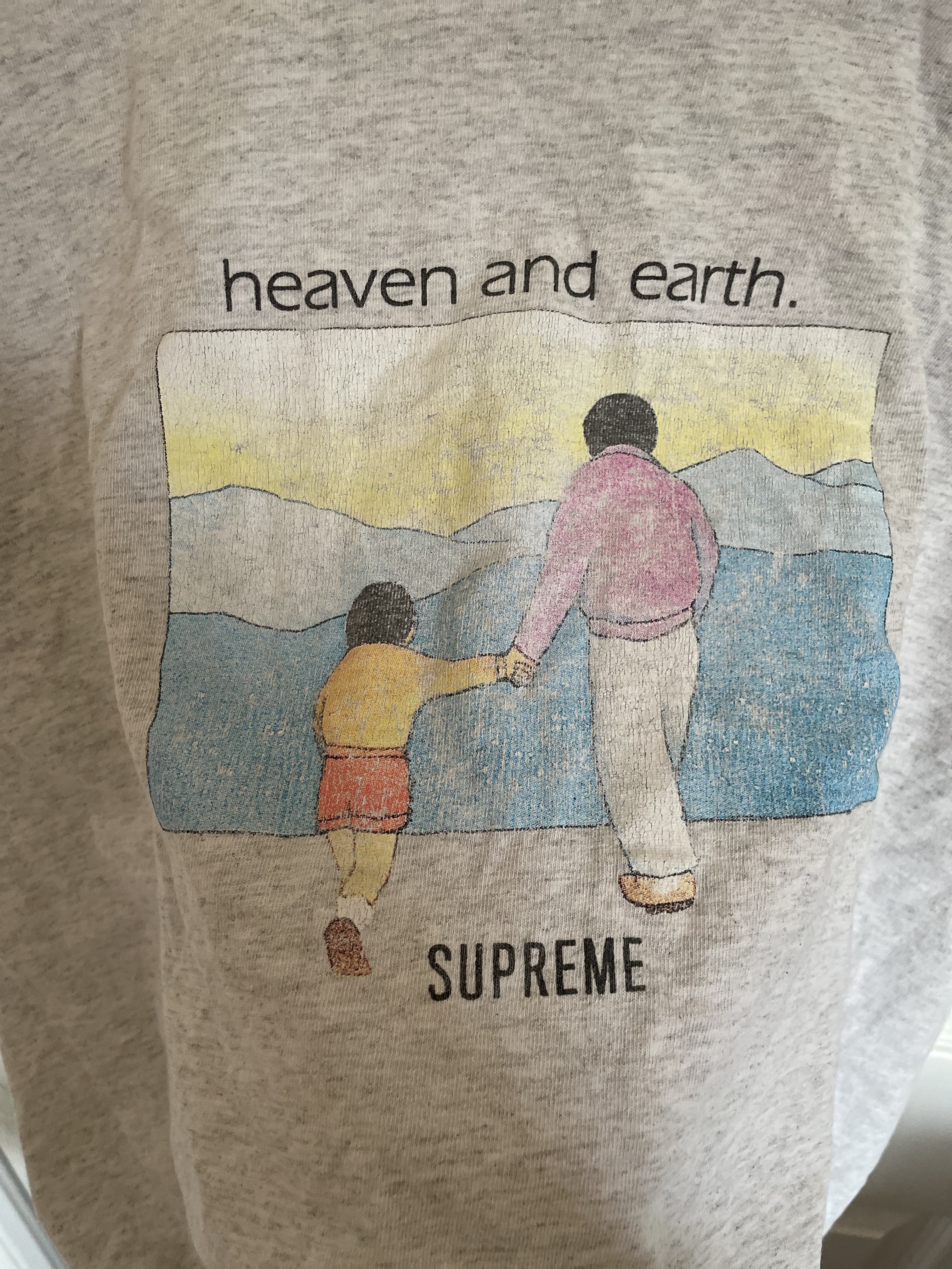 Tシャツ・カットソー Supreme Heaven And Earth T-Shirt Ash Grey Supreme Supreme Heaven and Earth Tee Ash Grey | isaacscloset