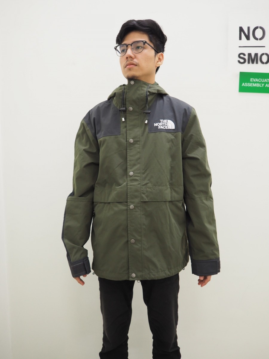 The North Face TNF Eco Mountain Jacket Olive Black brandedsec REVERSIBLE