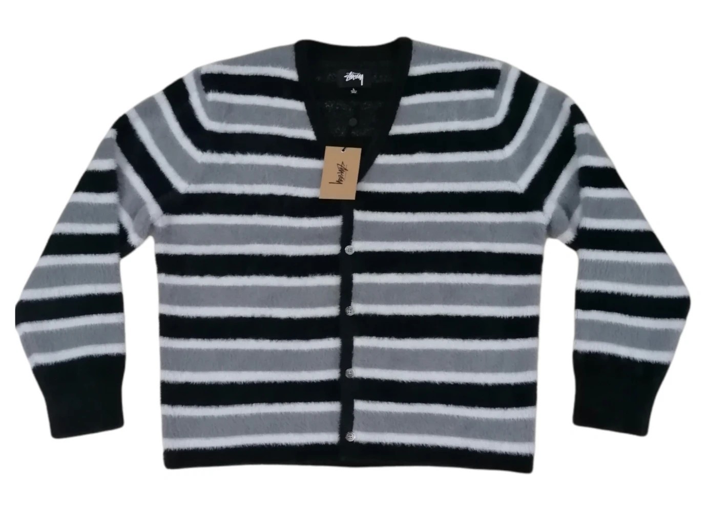 Stüssy STUSSY SHAGGY STRIPE CARDIGAN | storehappy90 | REVERSIBLE