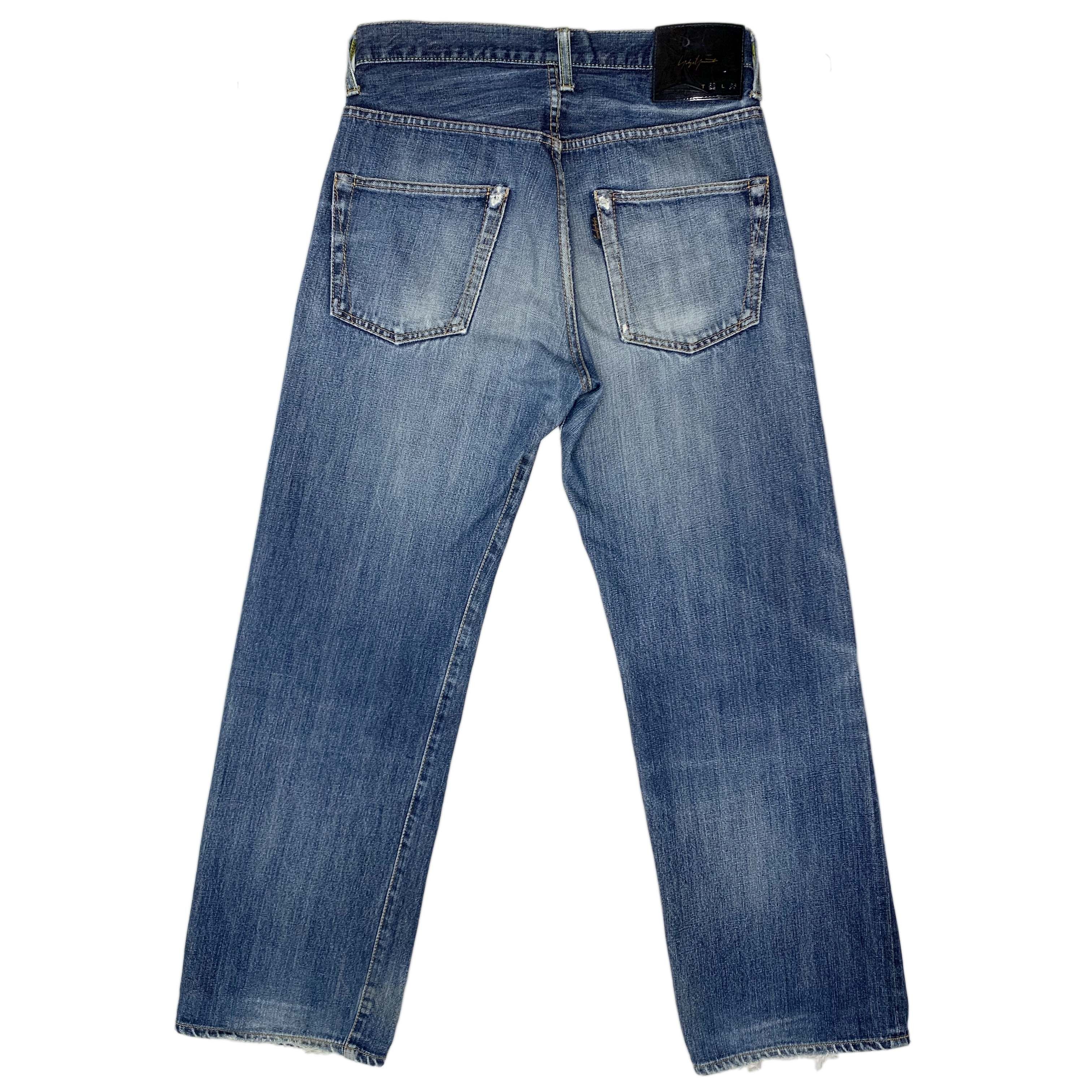 【YOUHEE】WASHED DENIM PANTS Washed Denim Pants CG10 - Korean Women's Fashion | LEWKIN