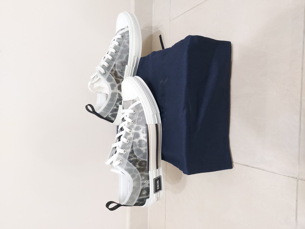 dior b23 grey leopard