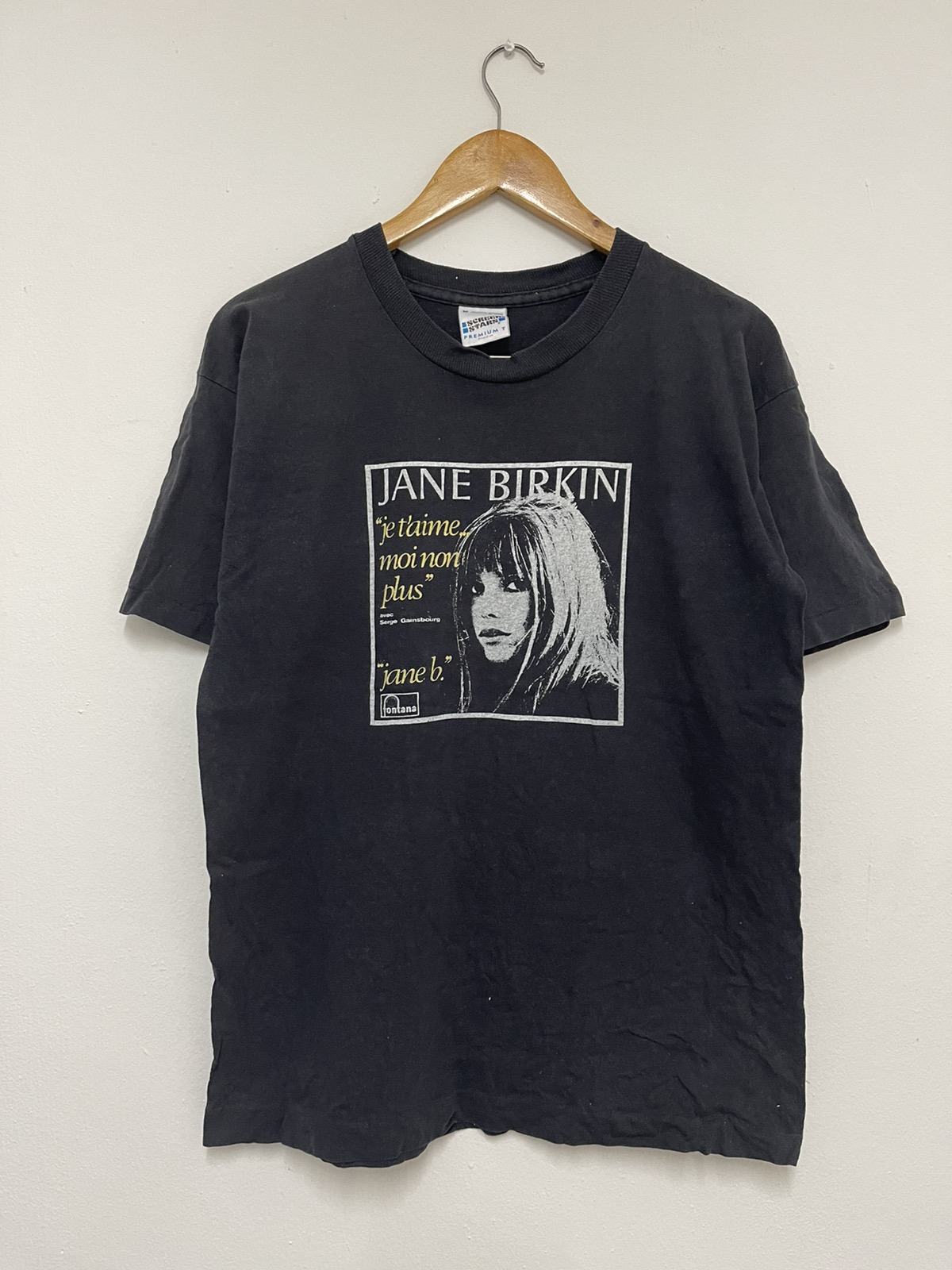 Other Designers Vintage Vintage Jane Birkin Je t aime Moi non plus Film T Shirt psychovault REVERSIBLE