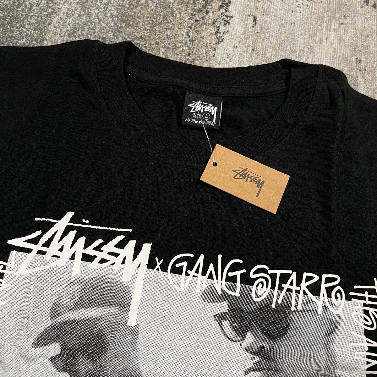 Stüssy Stussy X GangStarr Tee “ TAKE IT PERSONAL “ | hlnstuff 